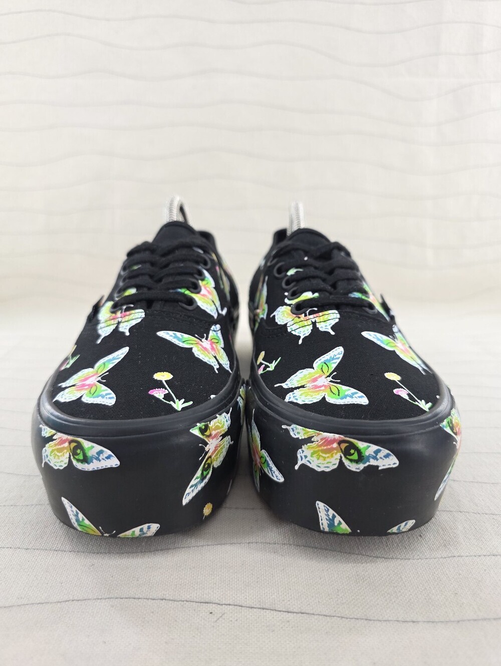 Vans Womens Stac Morph Blackout Glow In The Dark Butterfly Sneakers Shoes Sz 8.5 - Picture 5 of 12